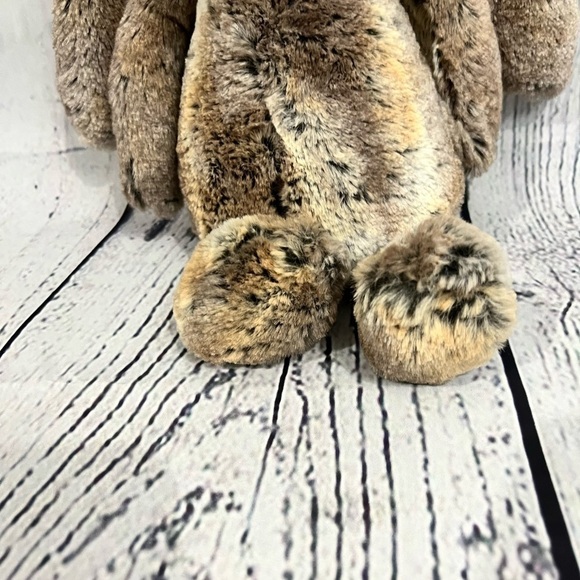 Jellycat 11" Woodland Babe Bunny Plush Brown stuffed animal toy - Picture 3 of 5